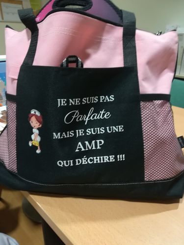 Sac soignante humoristique personnalisé photo review