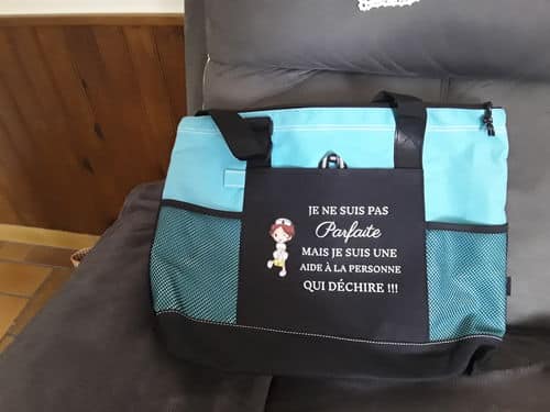 Sac soignante humoristique personnalisé photo review
