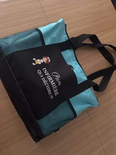 Sac soignante humoristique personnalisé photo review