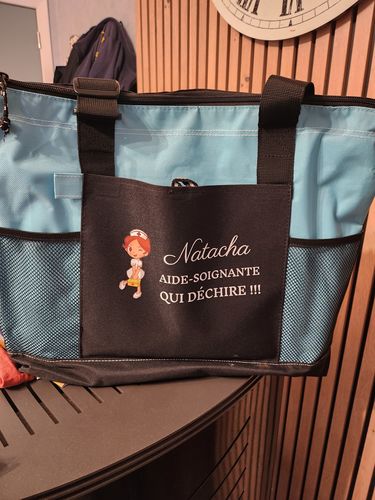 Sac soignante humoristique personnalisé photo review