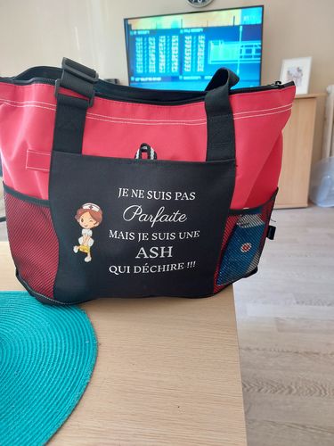Sac soignante humoristique personnalisé photo review