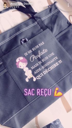 Sac soignante humoristique personnalisé photo review