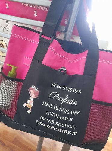 Sac soignante humoristique personnalisé photo review