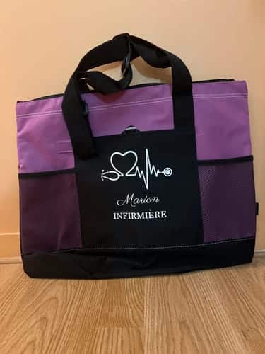 Sac infirmière personnalisé photo review