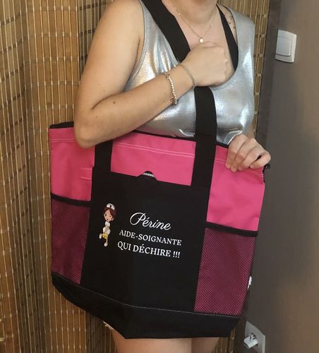 Sac soignante humoristique personnalisé photo review