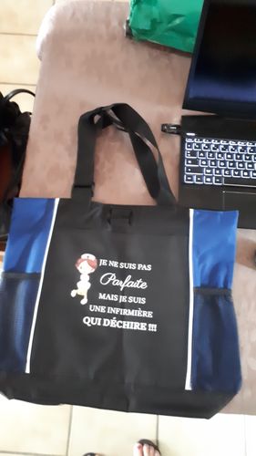 Sac soignante humoristique personnalisé photo review