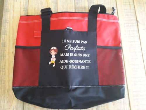 Sac soignante humoristique personnalisé photo review