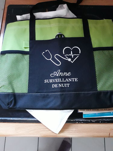 Sac infirmière personnalisé photo review