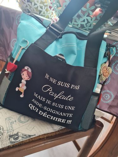 Sac soignante humoristique personnalisé photo review