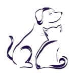 motifs imprimés Curalini chat et chien pour vêtement personnalisé