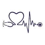 motifs imprimés Curalini ECG pour vêtement personnalisé