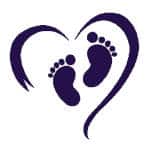 motifs imprimés Curalini petits pieds pour vêtement personnalisé