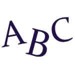 motifs imprimés Curalini école et alphabet pour vêtement personnalisé