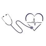 motifs imprimés Curalini stéthoscope pour vêtement personnalisé pour vêtement personnalisé