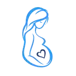 motif brodé grossesse maternité pour vêtement personnalisé