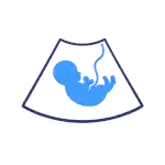 motif brodé gynécologie pour vêtement médical personnalisé