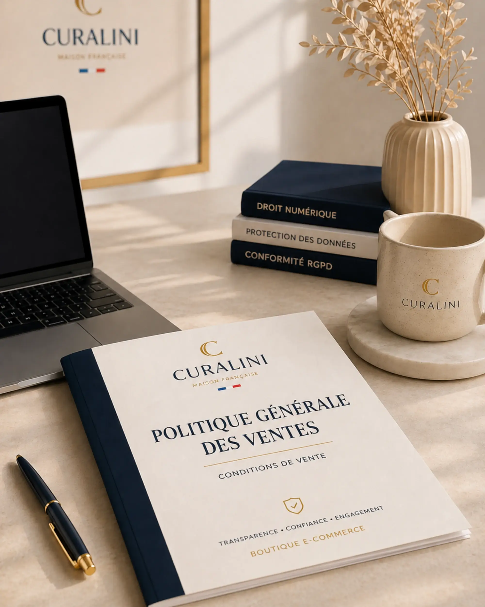 conditions générales de vente Curalini boutique e-commerce