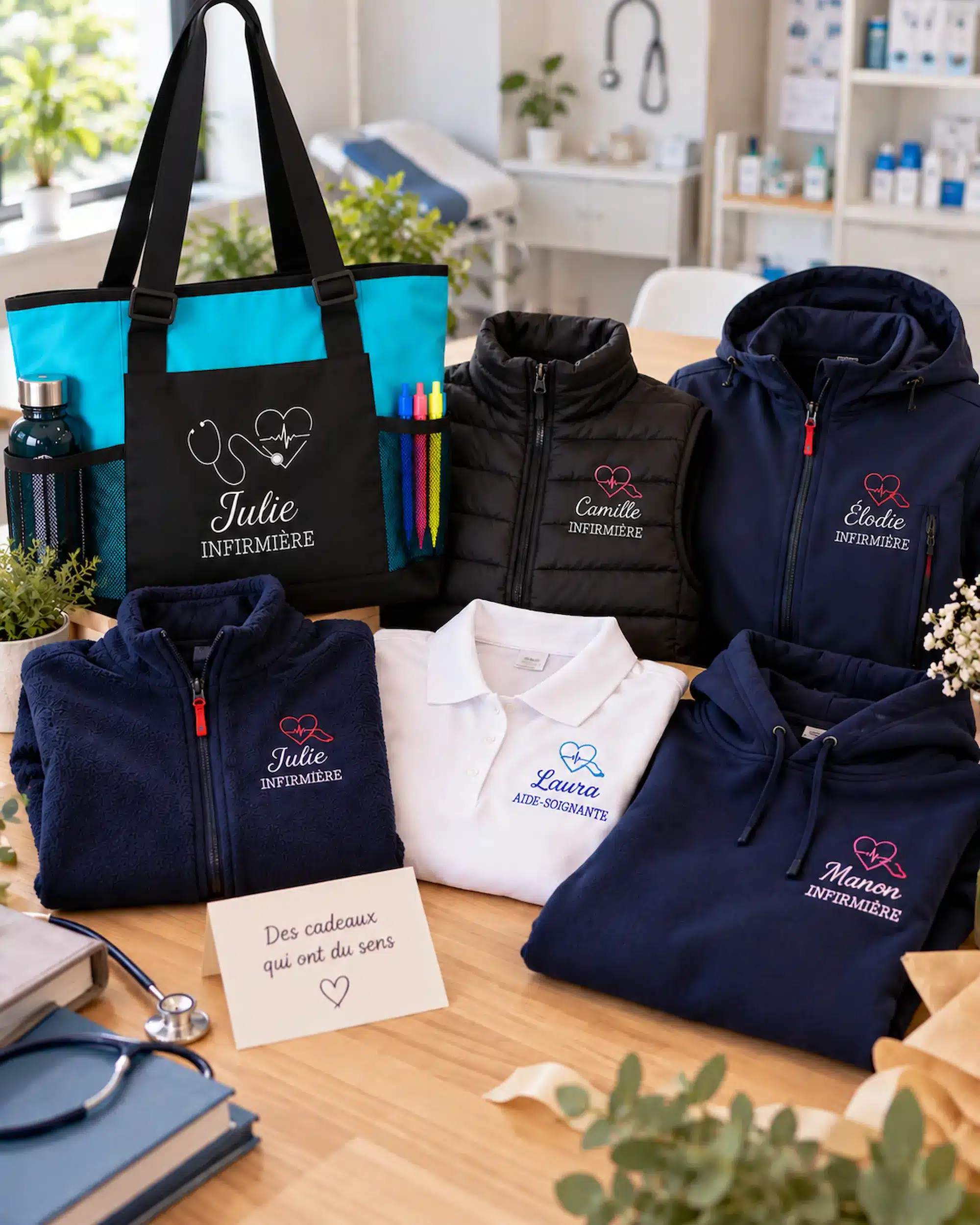Cadeau de départ personnalisé pour une collègue infirmière