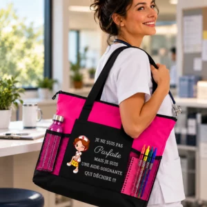 Sac infirmière humoristique personnalisé
